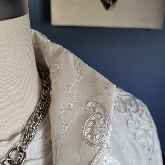 Vintage Chinese Silk Jacket (Size S) - Picture 8 of 10